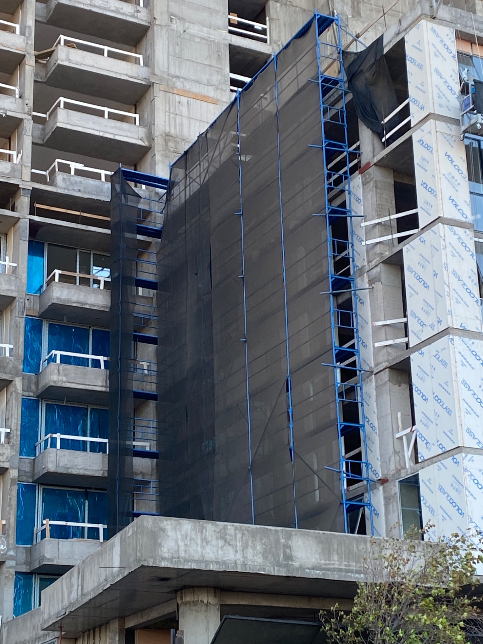 Proyecto de construcción con excavación